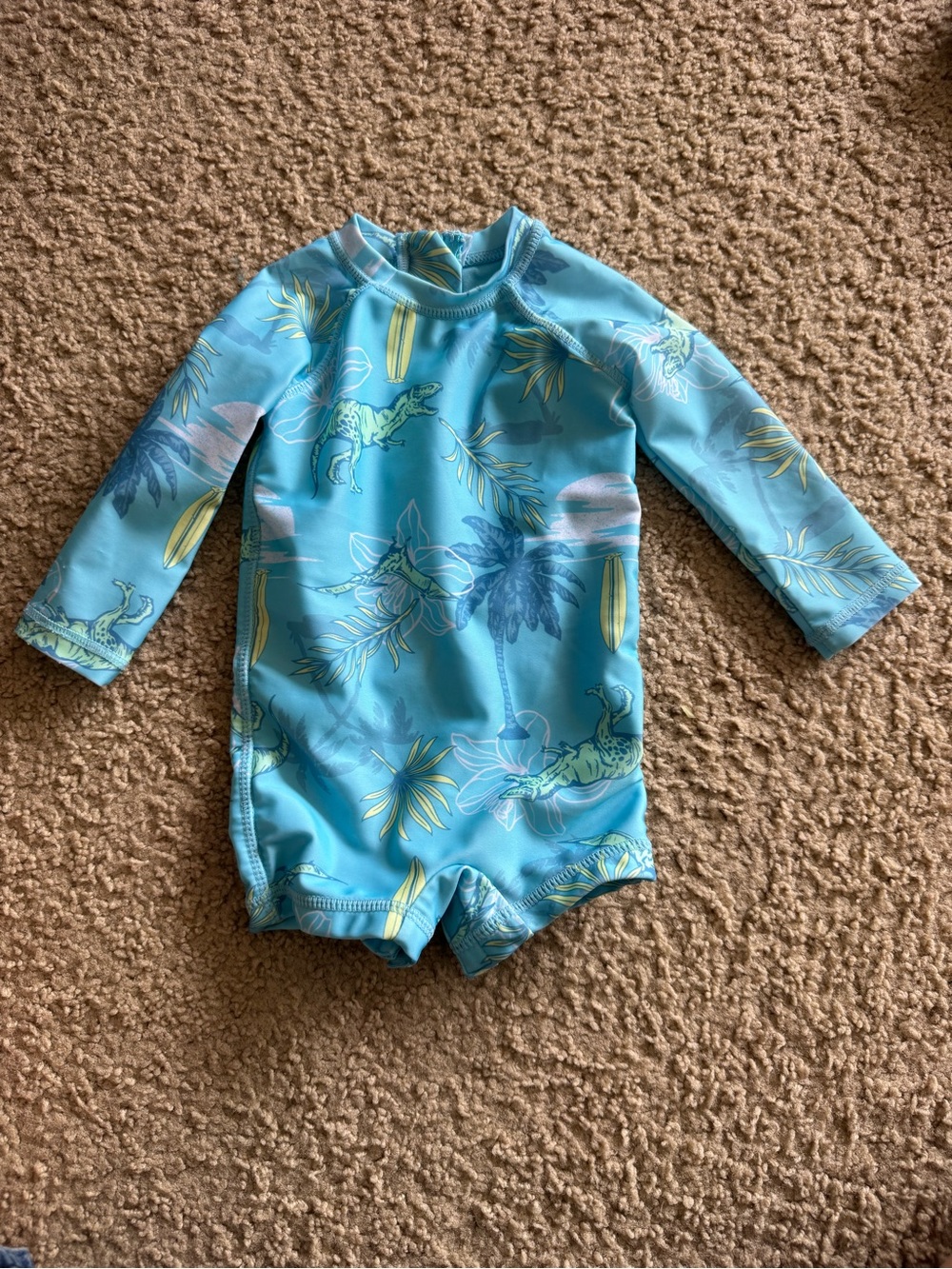 Sol Borne 3-6 month Long-Sleeve Kids Swim Suit